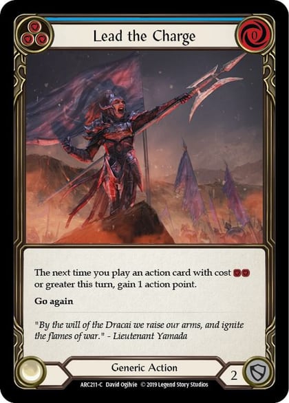 Lead the Charge (Blue), Arcane Rising ARC211