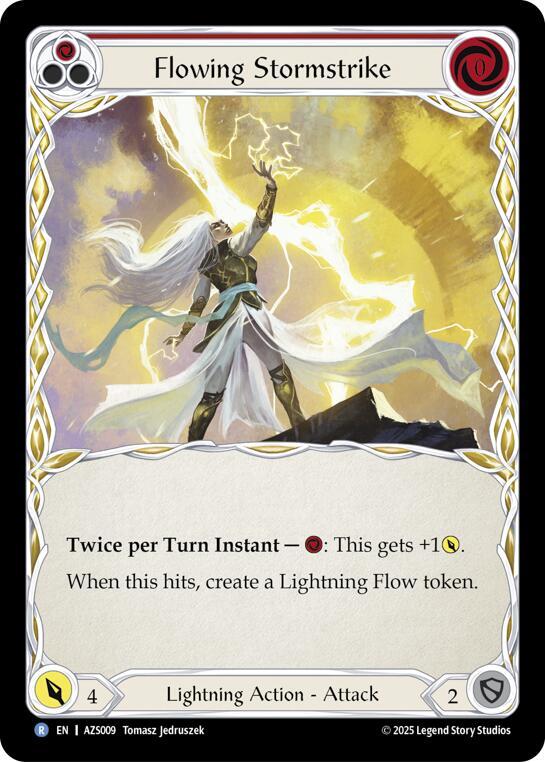 Flowing Stormstrike (Red), Armory Deck: Zyggy AZS009