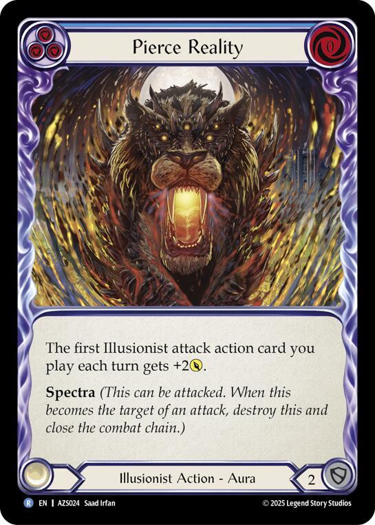 Pierce Reality (Blue), Armory Deck: Zyggy AZS024
