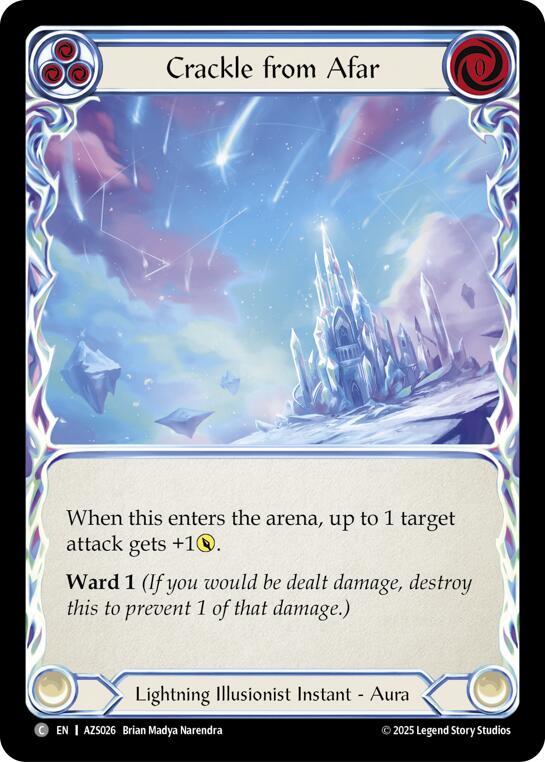 Crackle From Afar (Blue), Armory Deck: Zyggy AZS026