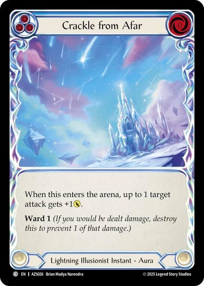 Crackle From Afar (Blue), Armory Deck: Zyggy AZS026