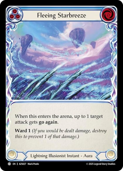 Fleeing Starbreeze (Blue), Armory Deck: Zyggy AZS027