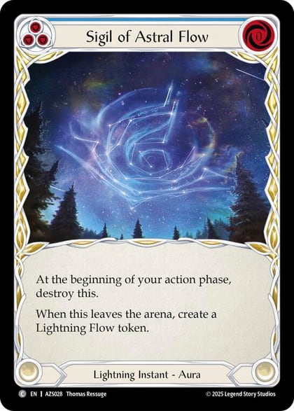 Sigil Of Astral Flow (Blue), Armory Deck: Zyggy AZS028