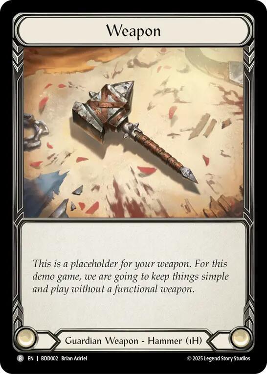 Placeholder Weapon, Welcome Deck Bravo BDD002
