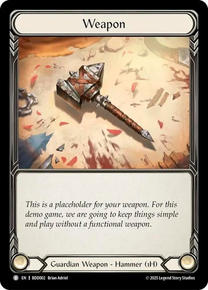 Placeholder Weapon, Welcome Deck Bravo BDD002