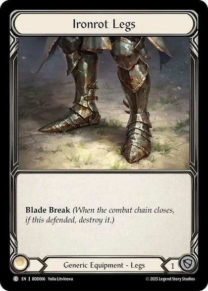 Ironrot Legs, Welcome Deck Bravo BDD006