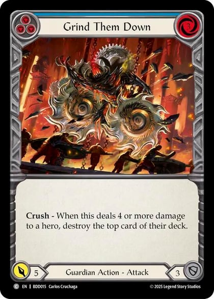 Grind Them Down (Blue), Welcome Deck Bravo BDD015