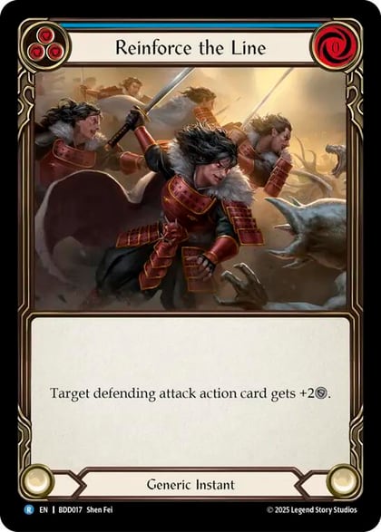 Reinforce the Line (Blue), Welcome Deck Bravo BDD017