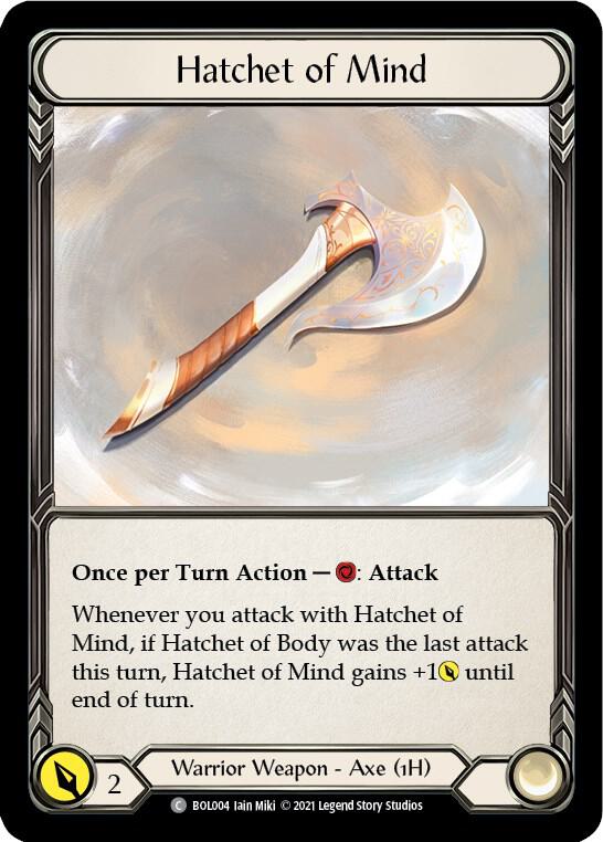 Hatchet of Mind, Blitz Deck: Monarch - Boltyn BOL004