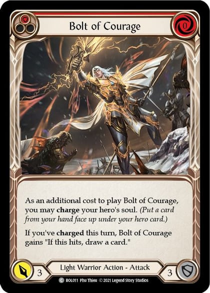 Bolt of Courage (Red), Blitz Deck: Monarch - Boltyn BOL011