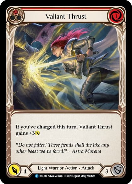 Valiant Thrust, Blitz Deck: Monarch - Boltyn BOL017