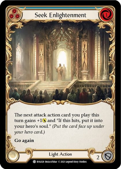 Seek Enlightenment (Blue), Blitz Deck: Monarch - Boltyn BOL028