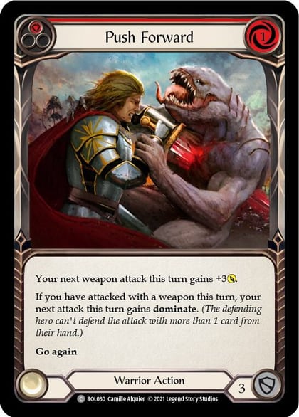 Push Forward (Red), Blitz Deck: Monarch - Boltyn BOL030
