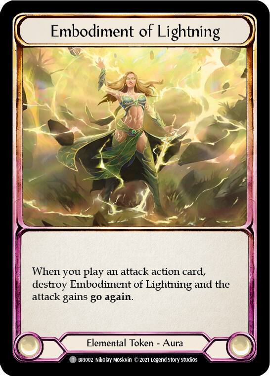 Embodiment of Lightning // Embodiment of Earth, Blitz Deck: Tales of Aria - Briar BRI002 // BRI003