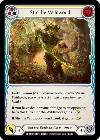 Stir the Wildwood (Yellow), Blitz Deck: Tales of Aria - Briar BRI013