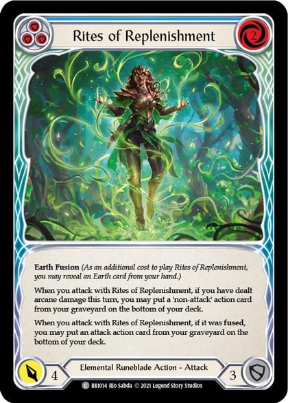 Rites of Replenishment (Blue), Blitz Deck: Tales of Aria - Briar BRI014