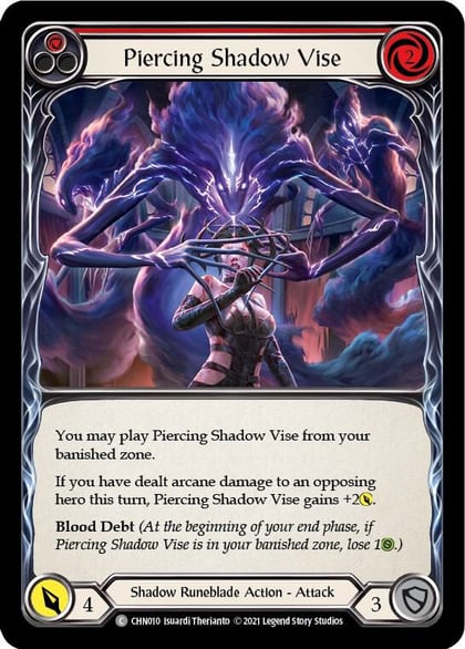 Piercing Shadow Vise (Red), Blitz Deck: Monarch - Chane CHN010