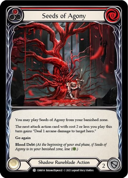 Seeds of Agony (Red), Blitz Deck: Monarch - Chane CHN014