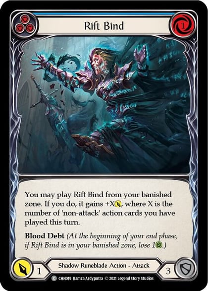 Rift Bind (Blue), Blitz Deck: Monarch - Chane CHN019