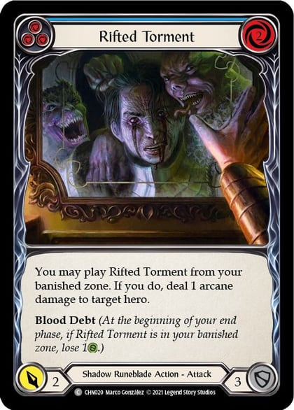 Rifted Torment (Blue), Blitz Deck: Monarch - Chane CHN020