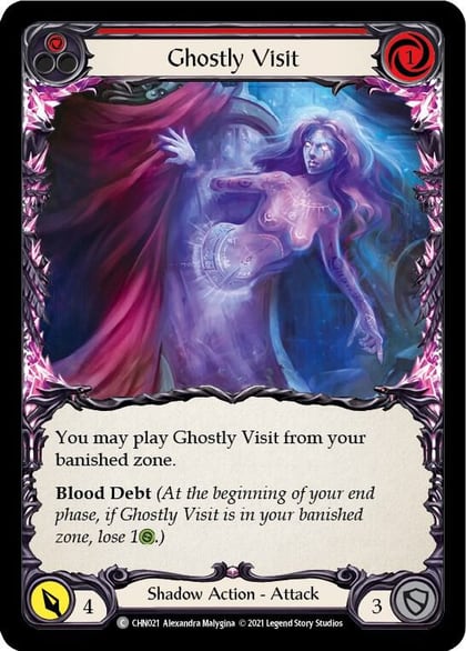 Ghostly Visit (Red), Blitz Deck: Monarch - Chane CHN021