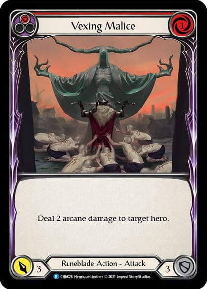 Vexing Malice (Red), Blitz Deck: Monarch - Chane CHN026