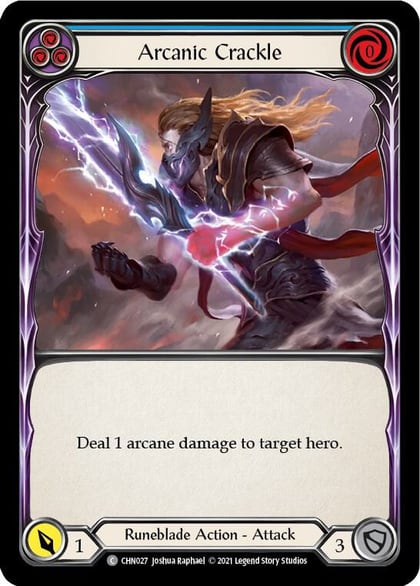 Arcanic Crackle (Blue), Blitz Deck: Monarch - Chane CHN027