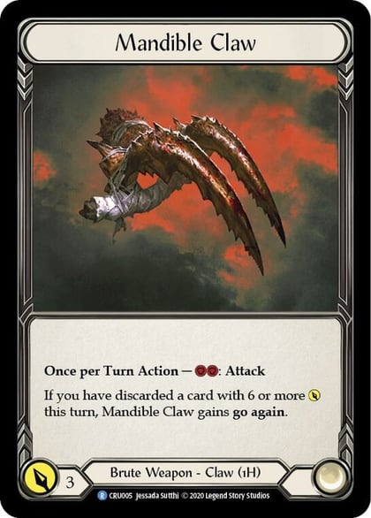 Mandible Claw (Reverse), Crucible of War CRU005