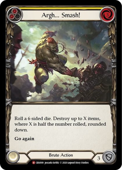 Argh... Smash!, Crucible of War CRU009