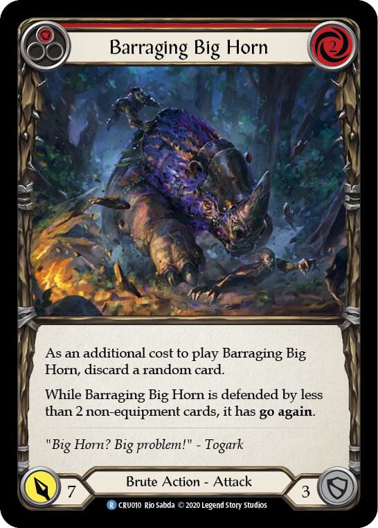 Barraging Big Horn (Red), Crucible of War CRU010