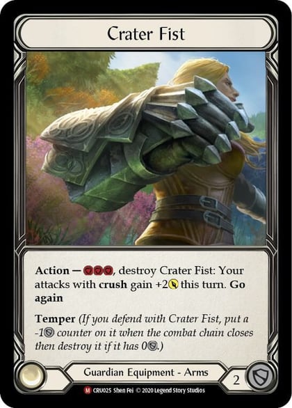 Crater Fist, Crucible of War CRU025