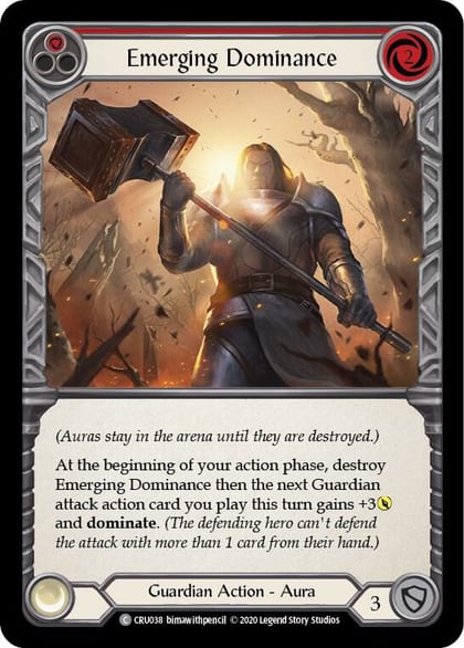 Emerging Dominance (Red), Crucible of War CRU038