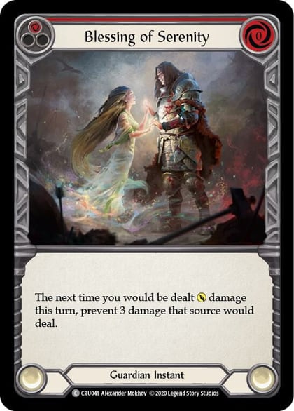Blessing of Serenity (Red), Crucible of War CRU041