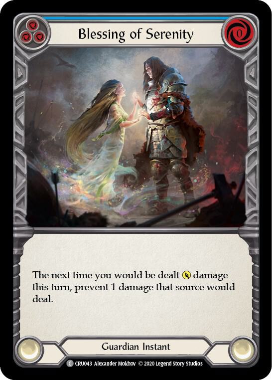 Blessing of Serenity (Blue), Crucible of War CRU043
