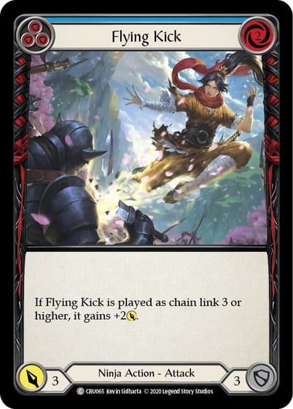 Flying Kick (Blue), Crucible of War CRU065