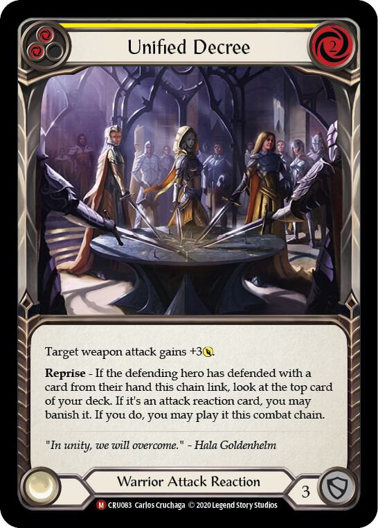 Unified Decree, Crucible of War CRU083