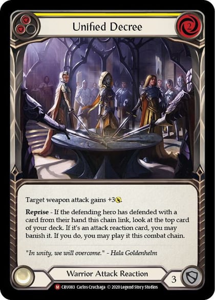Unified Decree, Crucible of War CRU083