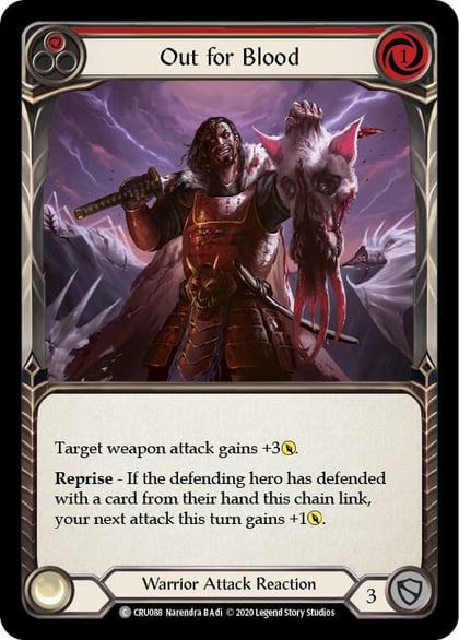 Out for Blood (Red), Crucible of War CRU088