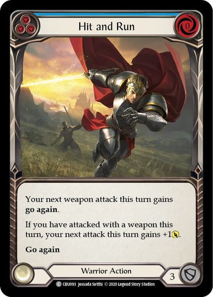 Hit and Run (Blue), Crucible of War CRU093