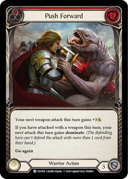 Push Forward (Red), Crucible of War CRU094