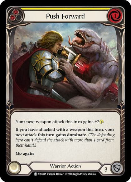 Push Forward (Yellow), Crucible of War CRU095