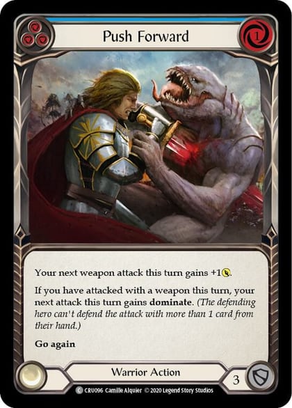 Push Forward (Blue), Crucible of War CRU096