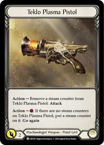Teklo Plasma Pistol, Crucible of War CRU100
