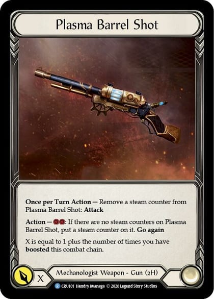 Plasma Barrel Shot, Crucible of War CRU101
