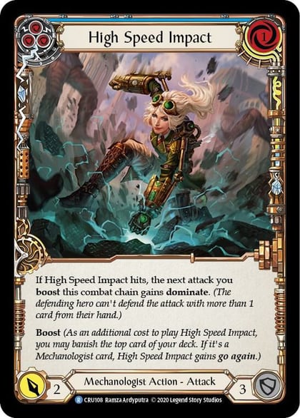 High Speed Impact (Blue), Crucible of War CRU108