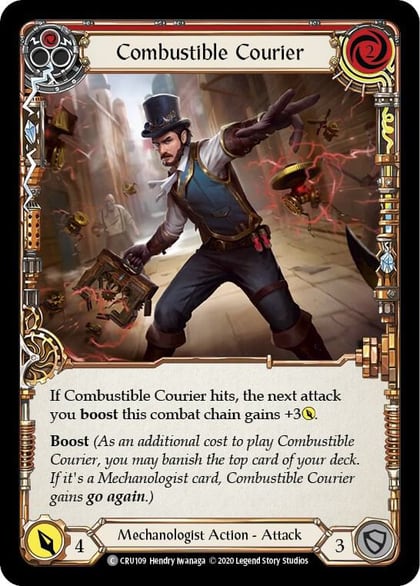 Combustible Courier (Red), Crucible of War CRU109