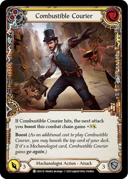 Combustible Courier (Yellow), Crucible of War CRU110