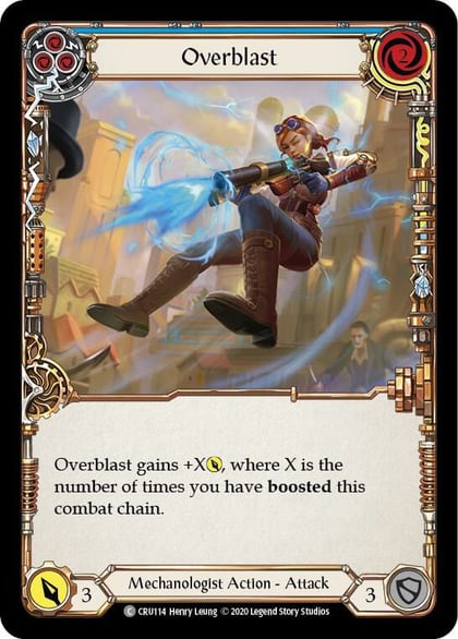 Overblast (Blue), Crucible of War CRU114