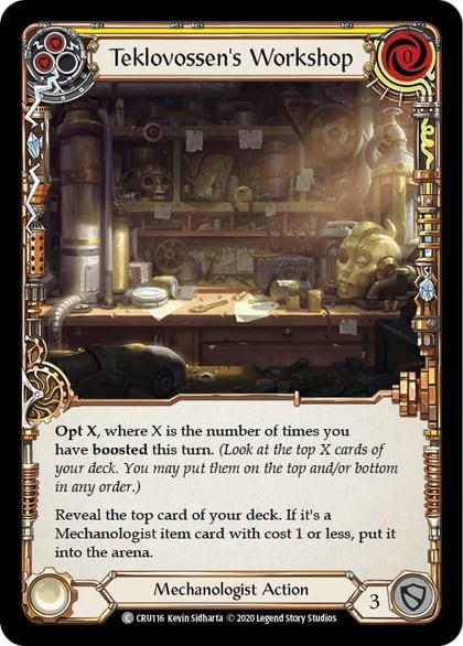 Teklovossen's Workshop (Yellow), Crucible of War CRU116