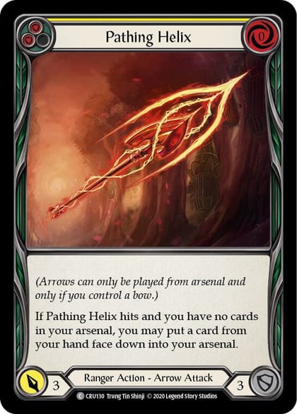 Pathing Helix (Yellow), Crucible of War CRU130